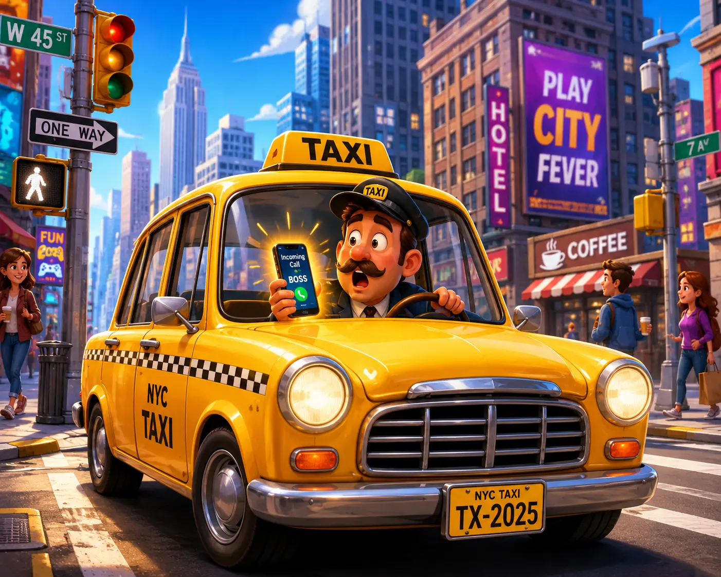 Taxi giallo in CityDriver