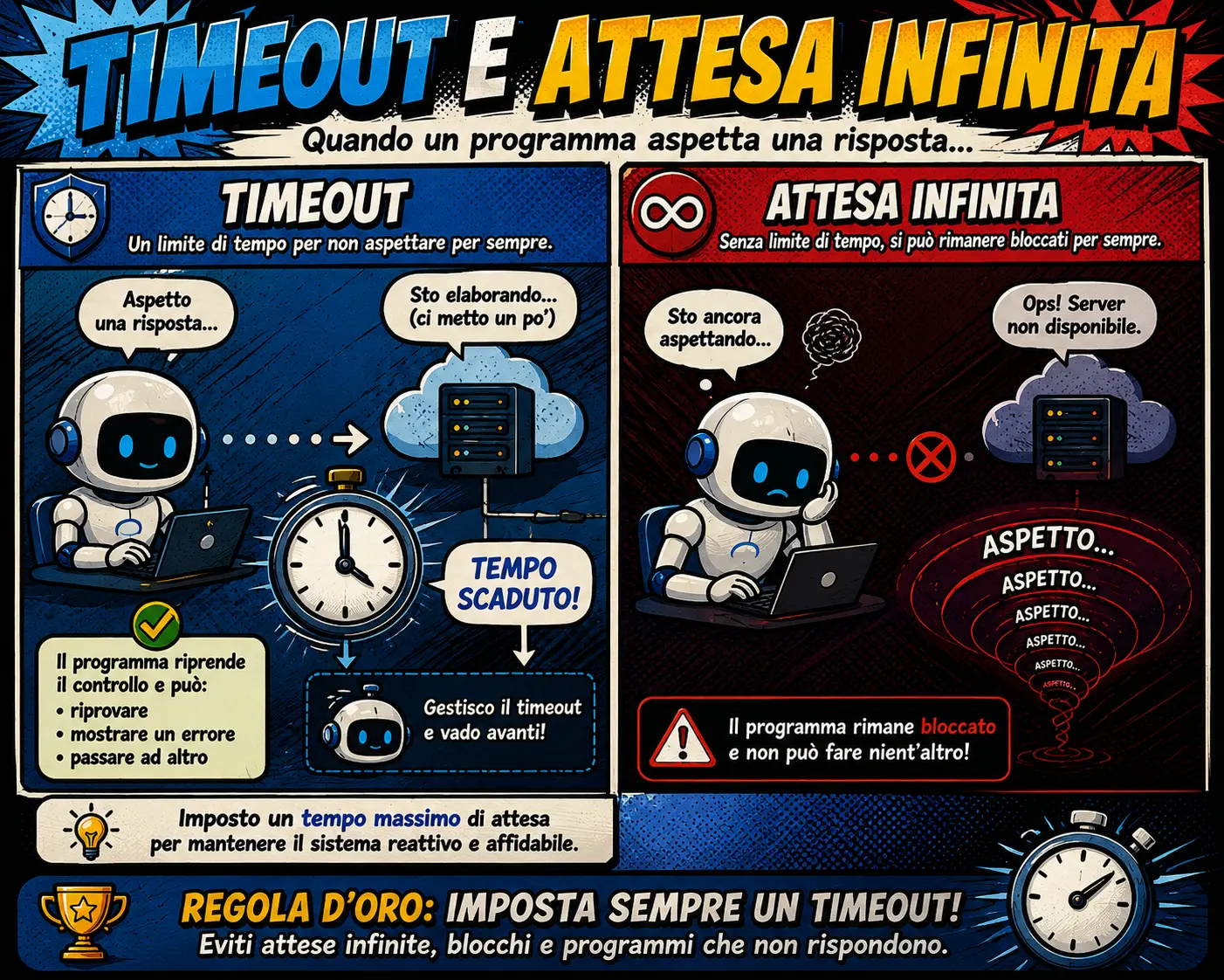 Timeout e attesa infinita